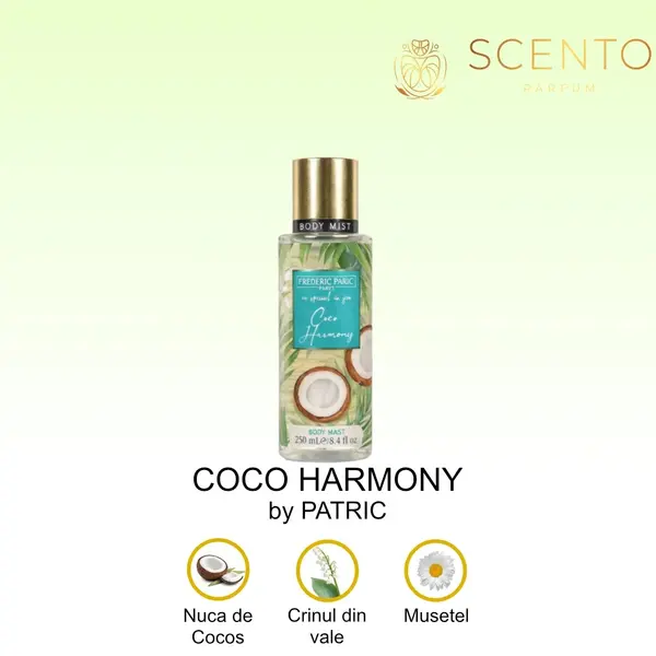 Spray de corp- Coco Harmony - by Patric - 250 ml