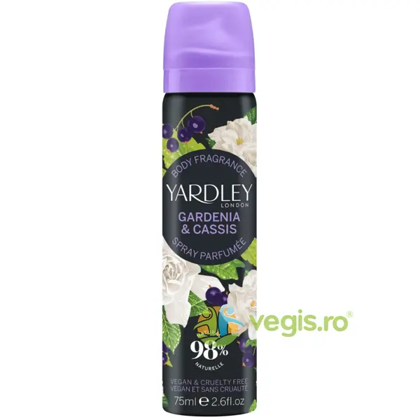 Spray de Corp cu Note de Gardenie si Coacaze Negre Gardenia&Cassis 75ml