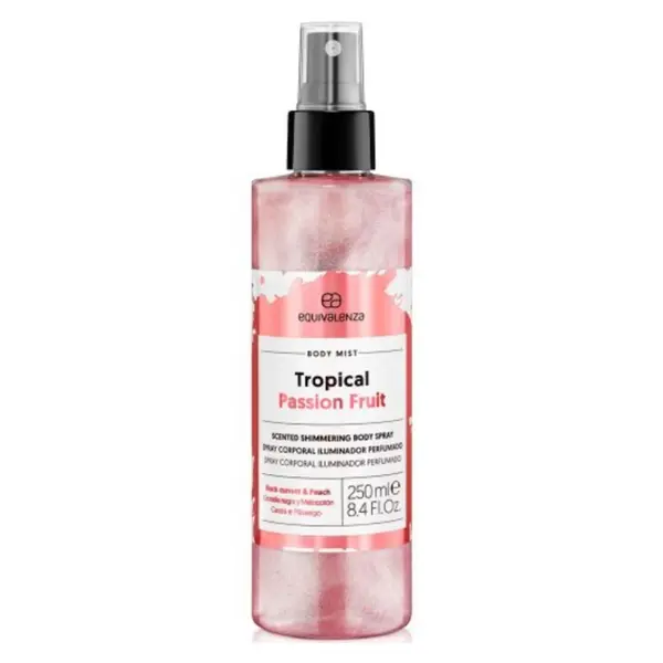 Spray de corp iluminator Tropical Passion Fruit, 250 ml, Equivalenza