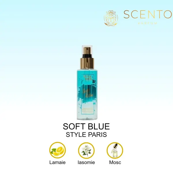 Spray de corp Soft Blue - Style Paris, 100 ml
