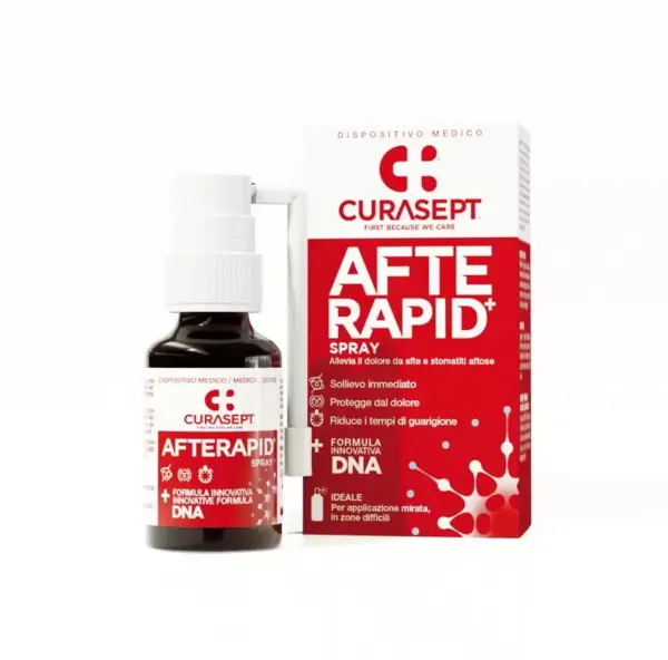Spray de Gura, Curasept, Aftarapid, impotriva Ulceratiilor Bucale, Accelereaza Procesul de Vindecare, 15ml