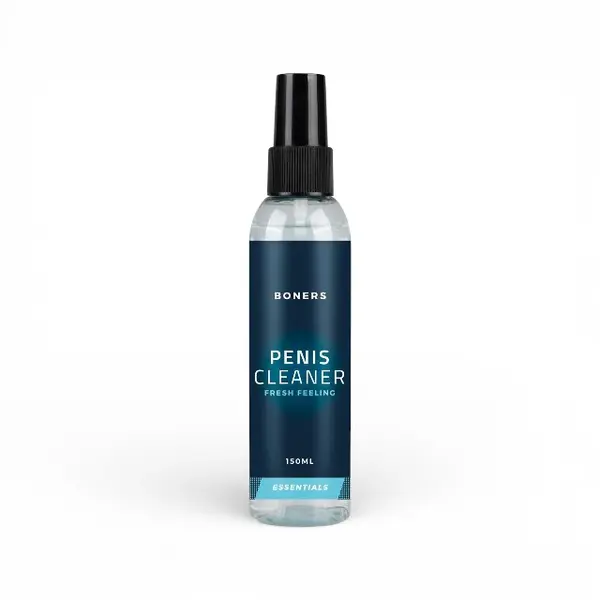 Spray igienă intimă BONERS Penis Cleaner, pentru bărbați, cu Aloe Vera și panthenol, cu efect hidratant și calmant, 150 ml