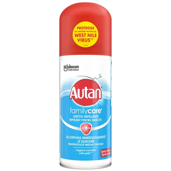 Spray impotriva tantarilor Family Care, 100 ml, Autan