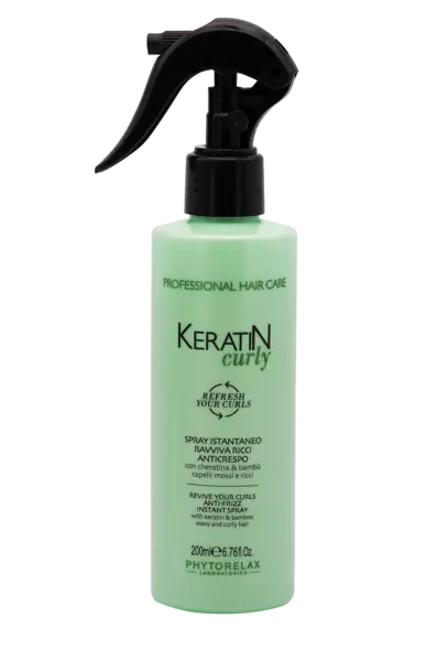 Spray instant pentru par cret si ondulat anti-frizz cu keratina, 150ml, Phytorelax