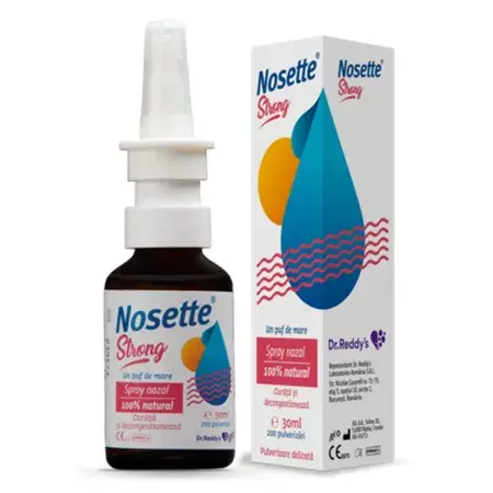Spray Nazal 100% natural Nosette Strong, Dr. Reddys | 30 ml