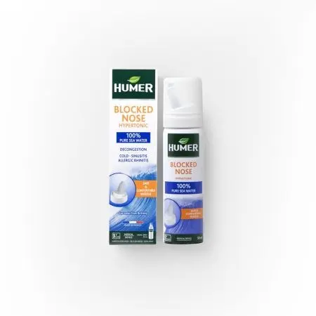 Spray nazal cu apa de mare hipertona 50ml – curatare si decongestionare naturala