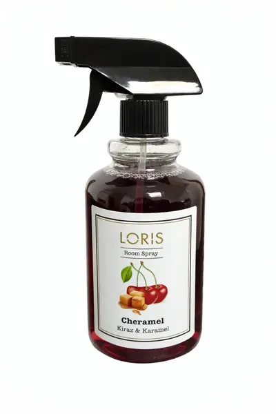 Spray odorizant de camera, Caramel si Cirese, Loris, 500 ml