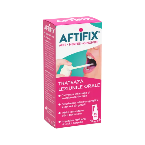 Spray oral Aftifix, Fiterman Pharma | 20 ml