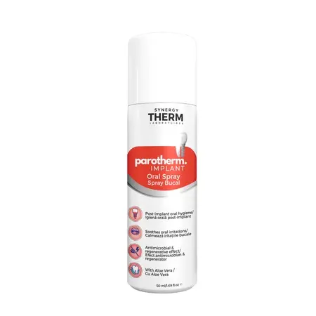 Spray Oral Parotherm Implant, 50 ml, Synergytherm