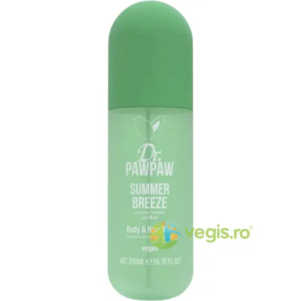 Spray pentru Corp si Par cu Parfum de Iasomie, Caramel si Mosc Summer Breeze 200ml