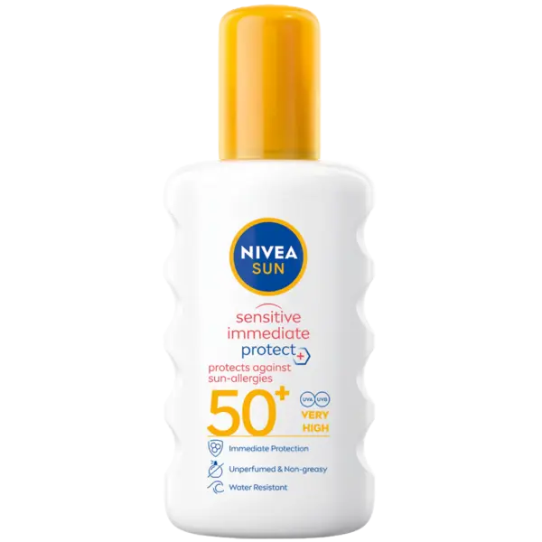 Spray pentru protectie solara impotriva alergiilor SPF50+, 200ml, Nivea