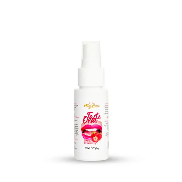 Spray pentru sex oral MyLove - Taste Oral, aroma de capsuni, 50 ml