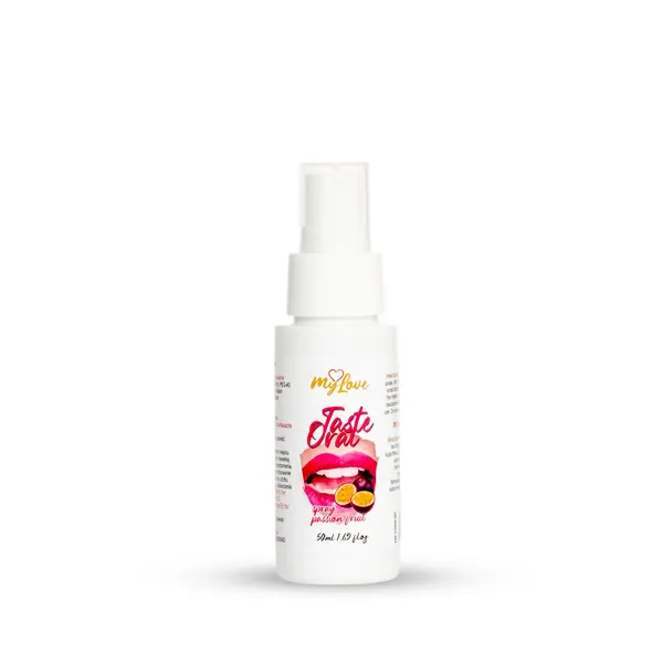 Spray pentru sex oral MyLove - Taste Oral, aroma de fructul pasiunii, 50 ml