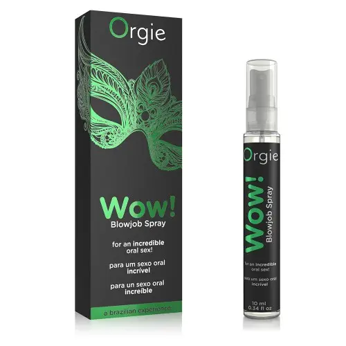 Spray pentru sex oral ORGIE – WOW! BlowJob, efect răcoritor, aromă de mentă, 10 ml