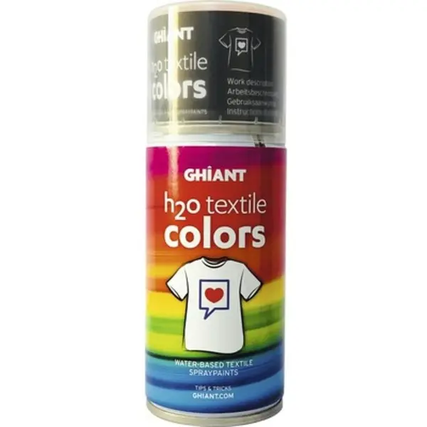 Spray pentru Textile H2O Textile Colors Ghiant, Portocaliu Fluorescent, 150 ml