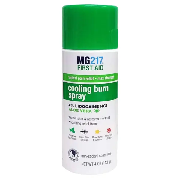 Spray Racoritor, MG217, Frist Aid, Cooling Burn Spray, pentru Calmarea Arsurilor, cu Aloe Vera, 113gr