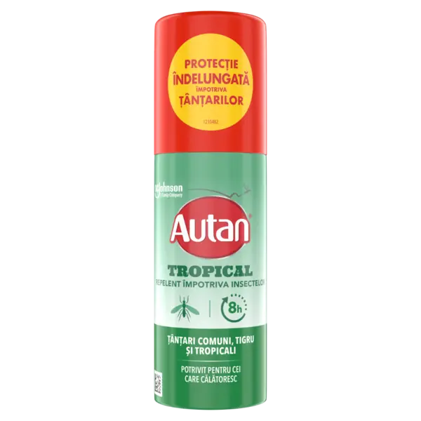 Spray repelent impotriva tantarilor Tropical Mini, 50ml, Autan