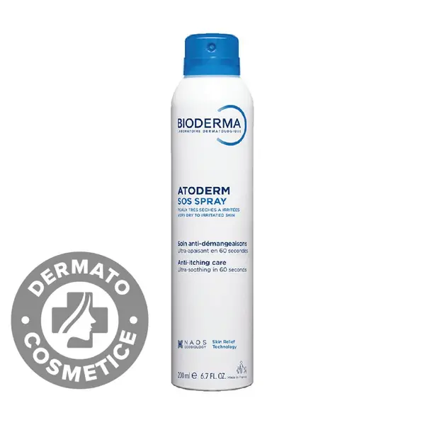 Spray SOS pentru calmarea mancarimilor Atoderm, 200ml, Bioderma