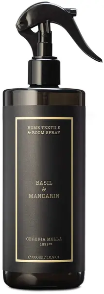 Spray textil Cereria Molla - Basil & Mandarin, 500 ml