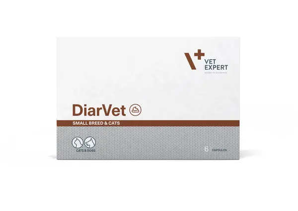 Sprijin rapid în gestionarea diareei la câini de talie mică și pisici, DiarVet Twist Off, Vet Expert, 6 capsule