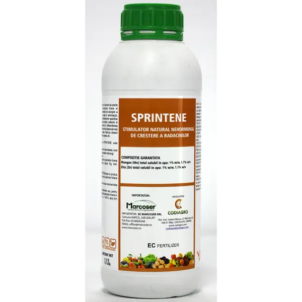 Sprintene 1L stimulator foliar/radicular de crestere al radacinilor, Codiagro, cu microelemente Mangan, Zinc, cu reziduuri zero in planta - Default Title