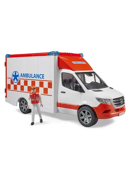 Sprinter Bruder MB Ambulance w/Driver (BR2676)