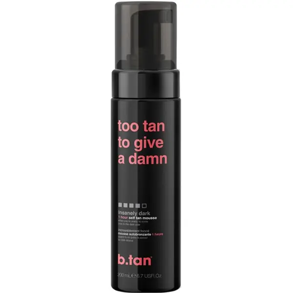 Spuma autobronzanta Insanely Dark Too Tan To Give A Damn, 200ml, B.Tan