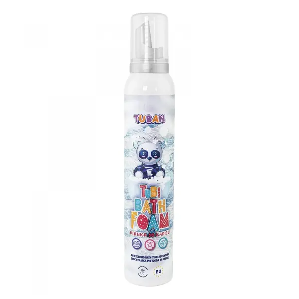 Spuma creativa pentru baie si slime Tubi culoarea alb 200 ml