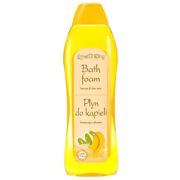 Spuma de baie Banane si Extract de Aloe Vera Naturaphy, Blux | 1 l