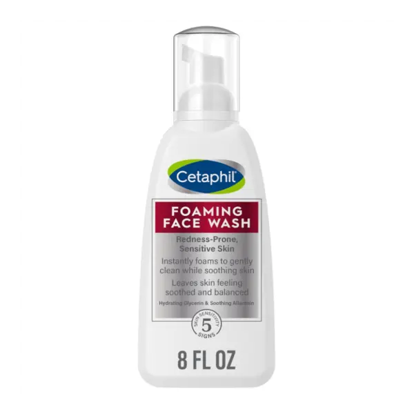 Spuma de Curatare, Cetaphil, Redness Relieving Foam, Curata si Calmeaza Pielea Sensibila si Iritata, 227gr