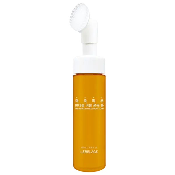 Spuma de curatare cu Panthenol si perie din silicon, 200ml, Lebelage