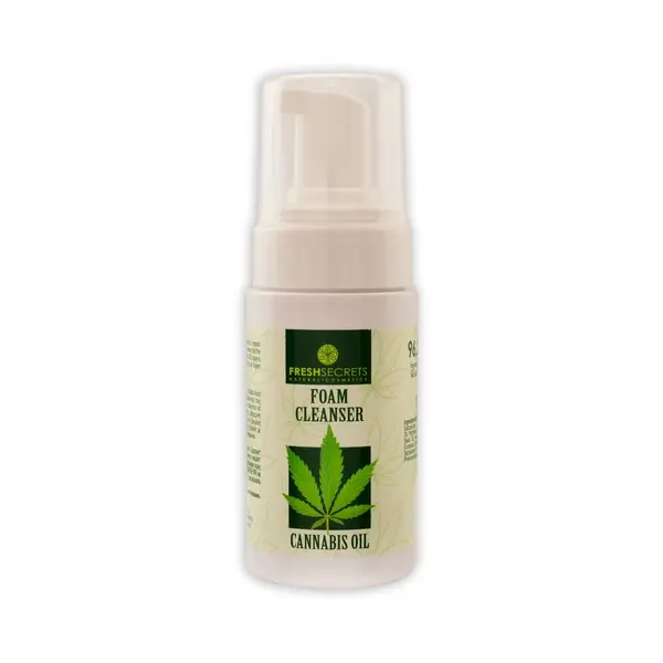 Spuma de curatare faciala cu canabis, 100ml, Fresh Secrets