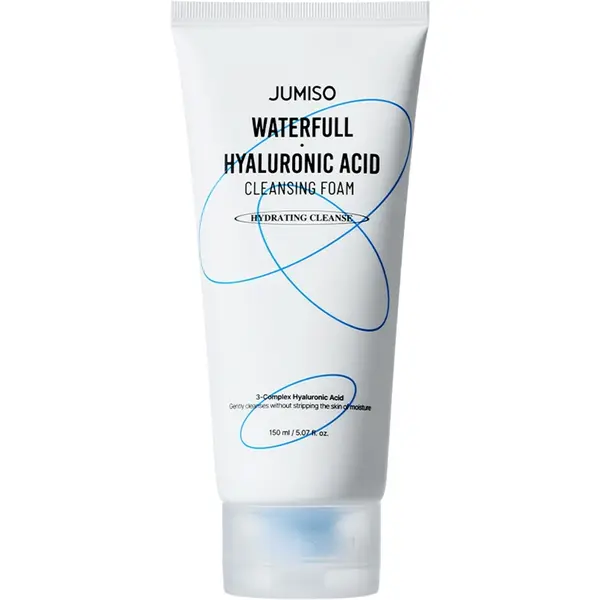 Spuma de curățare hidratantă cu acid hialuronic Waterfull Hyaluronic, 150 ml, Jumiso