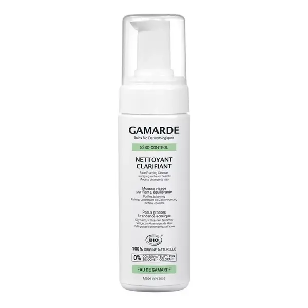 Spuma de curatare pentru ten tanar cu tendinta acneica, 160ml, Gamarde