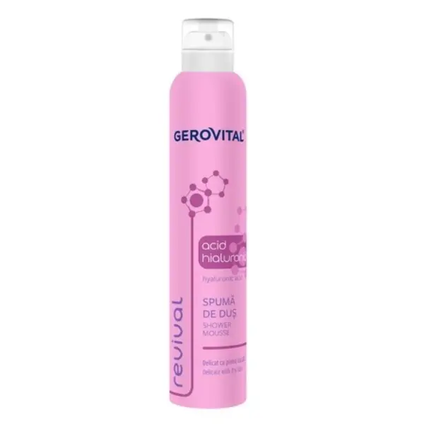 Spuma de dus cu acid hialuronic, 200 ml, Gerovital