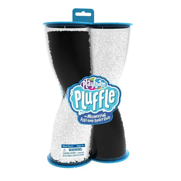 Spuma de modelat Playfoam Pluffle Twist - Alb si negru