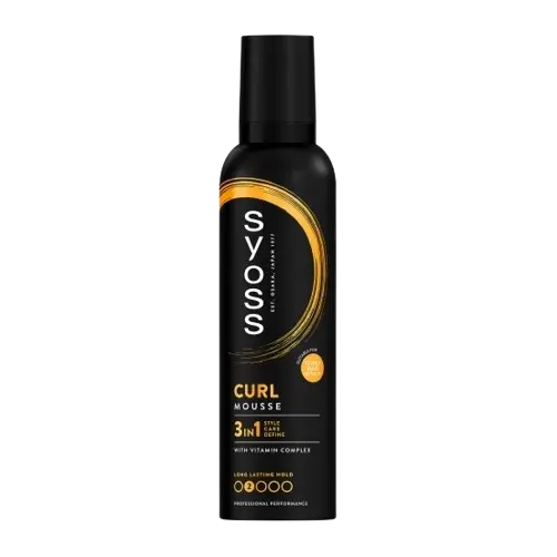 Spuma de par pentru bucle definite Curl Control, 250ml, Syoss