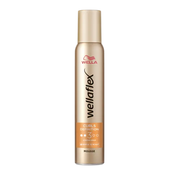 Spuma pentru par cu grad de fixare 3 Curls & Waves Wellaflex, 200ml, Wella