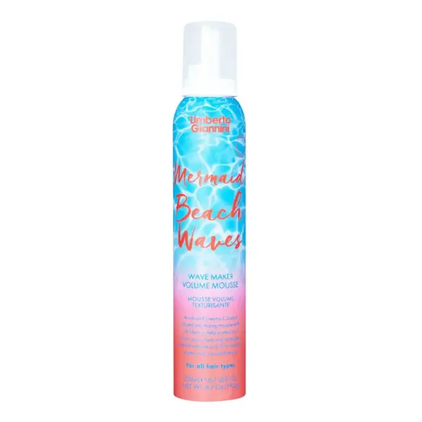 Spuma pentru volum si texturarea parului, cu filtru UV, Mermaid Beach Waves, 200 ml, Umberto Giannini