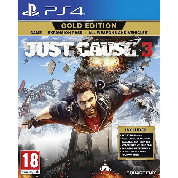 Square enix Joc Just Cause 3 - Gold Edition, pentru PlayStation 4 (PS4)