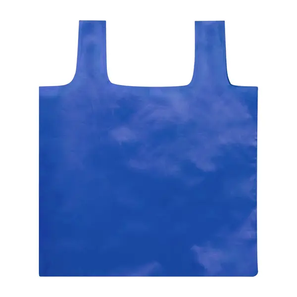 Squber geantă de cumpărături pliabilă, material reciclat RPET - albastru