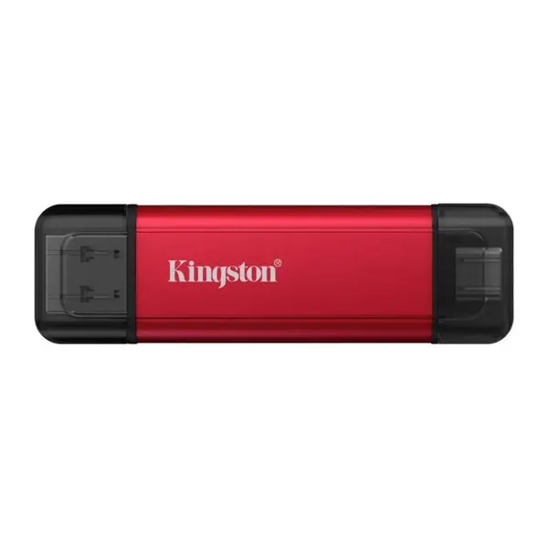 SSD Extern Kingston, 512GB, USB-A USB-C, Rosu/Negru