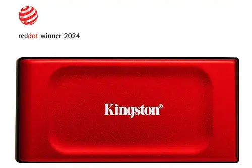 SSD Extern Kingston XS1000 2TB, USB 3.2 tip C (Rosu)