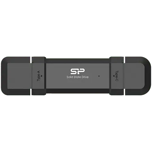 SSD extern Silicon Power DS72, 500 GB, USB 3.2 GEN 2, Flash NAND, Negru