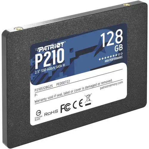 SSD Patriot Spark P210S128G25, 128GB, SATA III