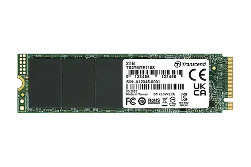 SSD Transcend MTE115S, 2TB, M.2 2280, PCIe Gen3 x4 NVMe