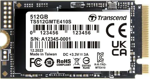 SSD Transcend TS512GMTE410S, 512GB, M.2 2242, PCIe Gen4 x4
