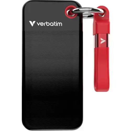 SSD Verbatim Poket, 2TB, USB-C (Negru)