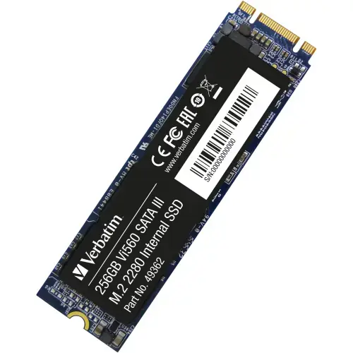 SSD Verbatim Vi560 S3, 256GB, SATA III, M.2. 2280