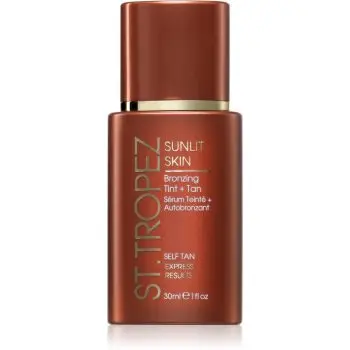 St.Tropez Sunlit Skin Bronzing Tint + Tan crema auto-bronzanta faciale